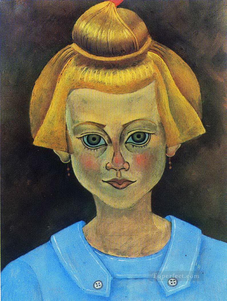 Portrait of a Young Girl Joan Miro Oil Paintings